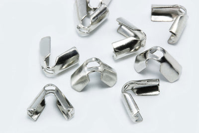 Endkappen für Bänder bis 3 mm, mit Loch
