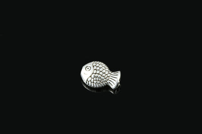Zwischenperlen Fisch, 7 x 10 mm, 10 Stück
