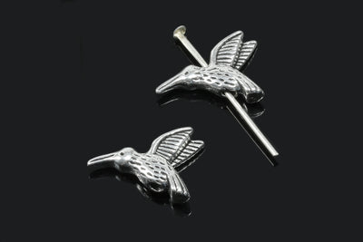 Zwischenperlen, Kolibri, 17 x 11 mm, 5 Stück