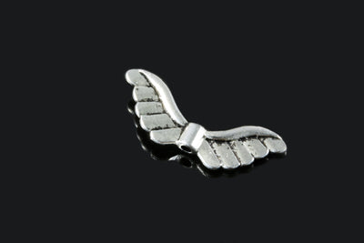 Zwischenperlen Engelsflügel, 8,5 x 23 mm, 10 Stück