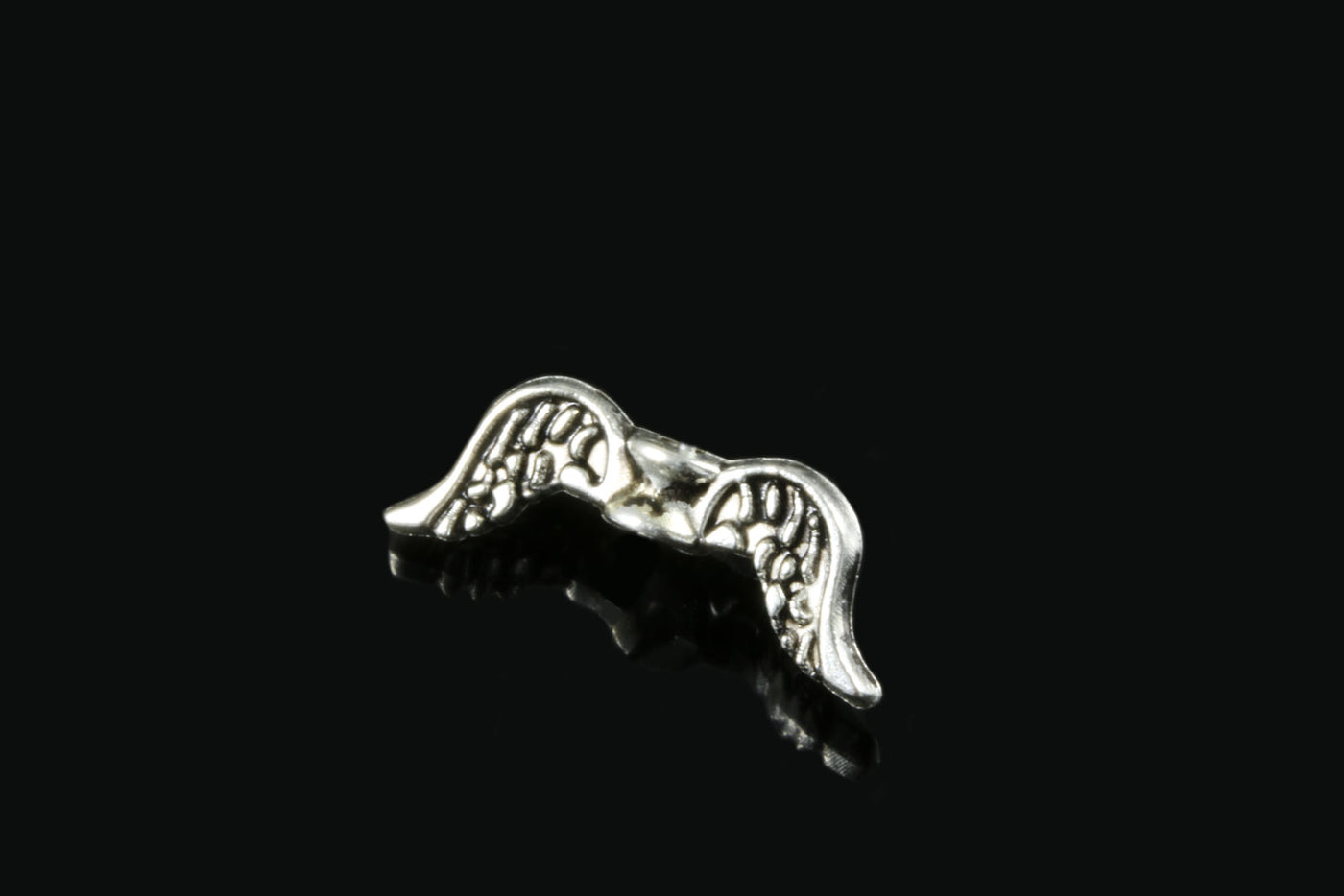 Zwischenperlen Engelsflügel, 8 x 20 mm, 10 Stück