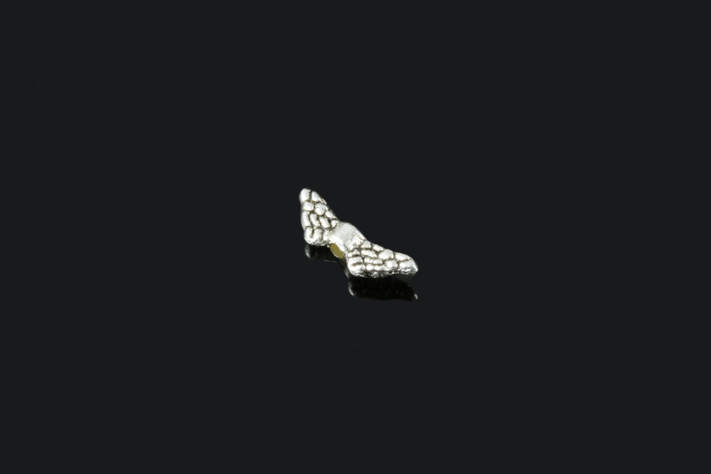 Zwischenperlen Engelsflügel, 3,6 x 11 mm, 20 Stück