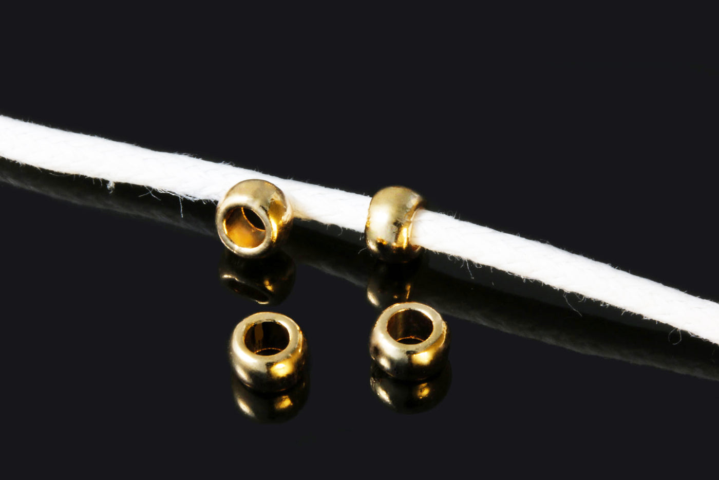 Zwischenperlen, 5 x 3 mm, 15 Stück