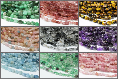 Edelstein Perlen, Amethyst, 1 Strang, 40-41 cm