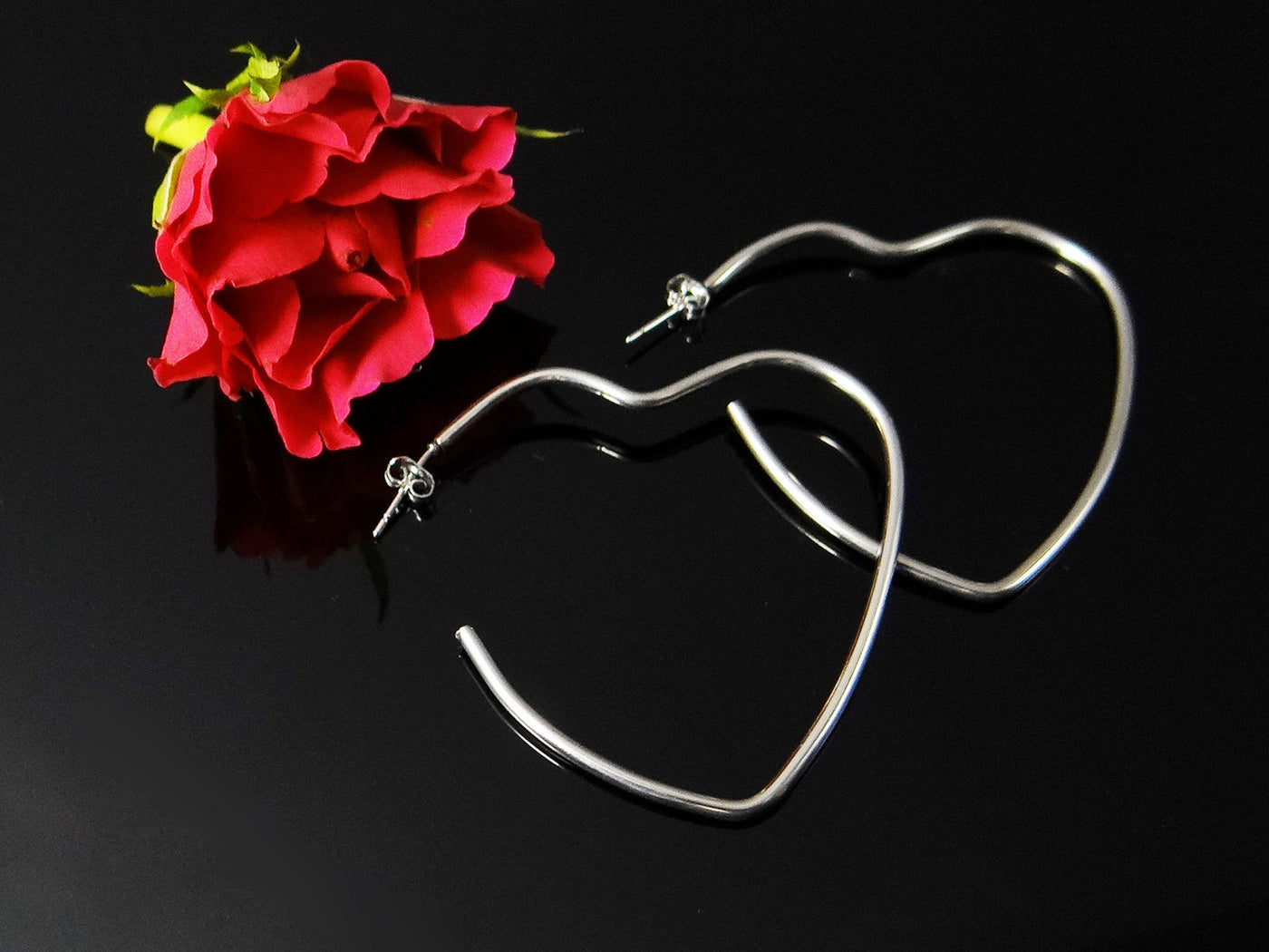 Edelstahl Ohrringe Ohrhänger Ohrschmuck Filigran Ohrstecker Schmetterlinge, neu