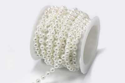 Perlenband, Ø 4mm, 2m Rolle