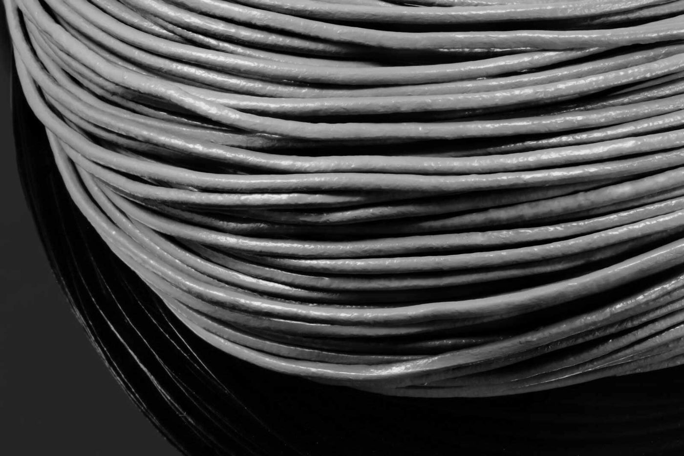 Lederband rund, Ø 1 mm, Echt Leder