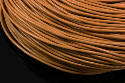 Lederband rund, Ø 1 mm, Echt Leder