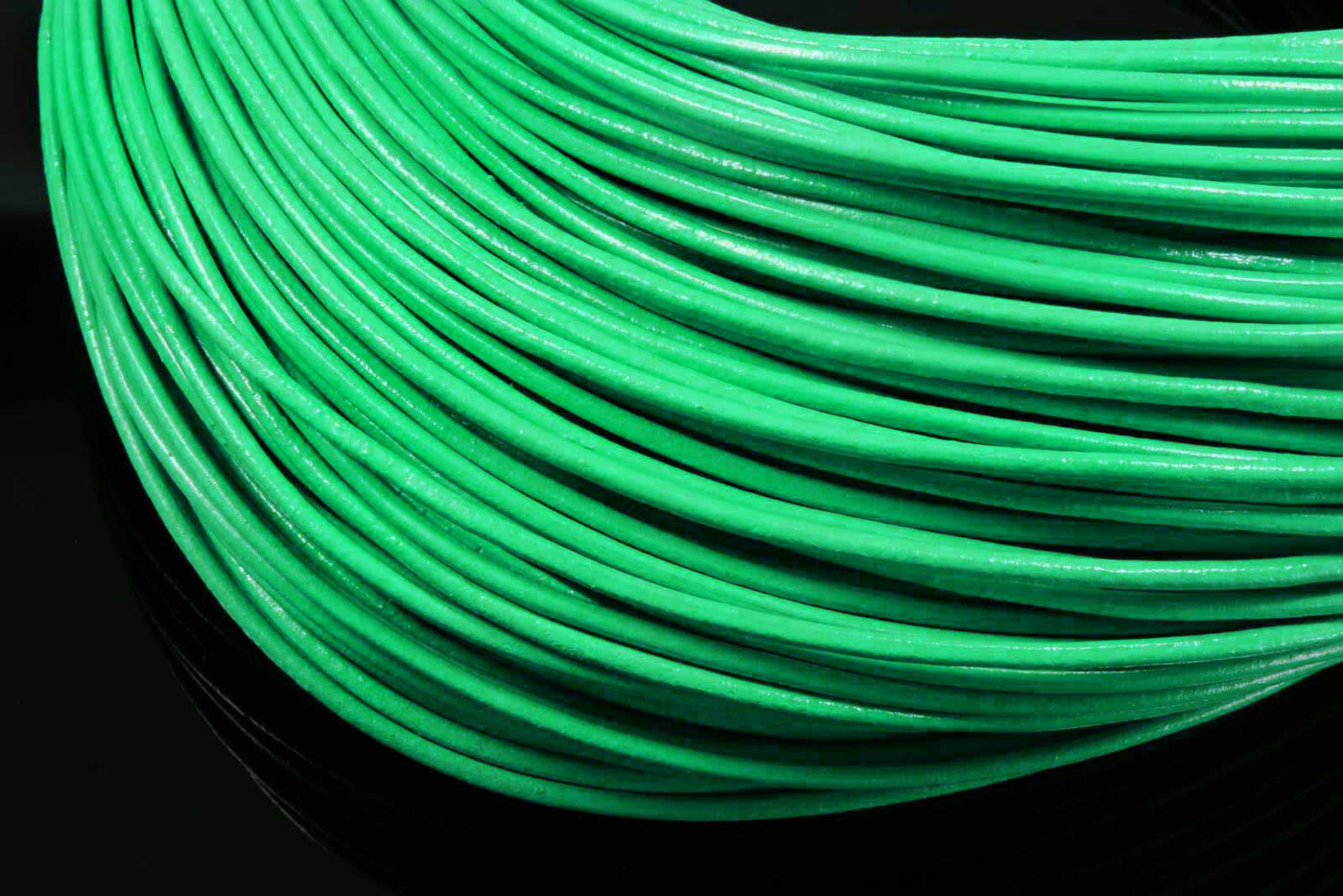 Lederband rund, Ø 1 mm, Echt Leder