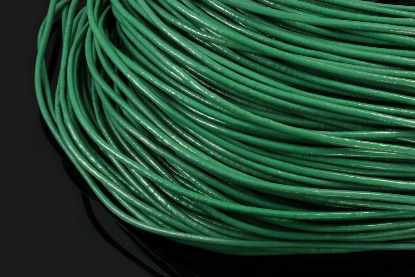 Lederband rund, Ø 1 mm, Echt Leder