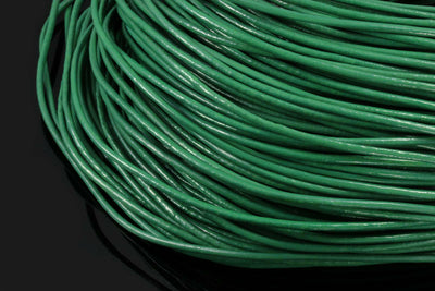 Lederband rund, Ø 1 mm, Echt Leder