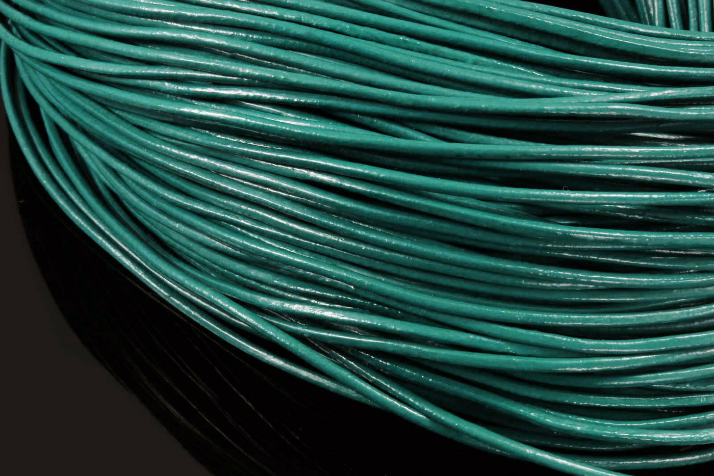 Lederband rund, Ø 1 mm, Echt Leder