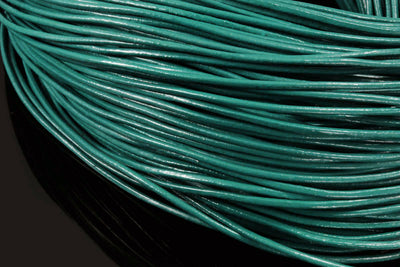 Lederband rund, Ø 1 mm, Echt Leder