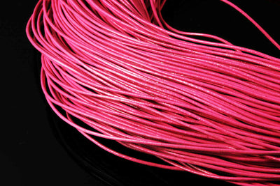 Lederband rund, Ø 1 mm, Echt Leder