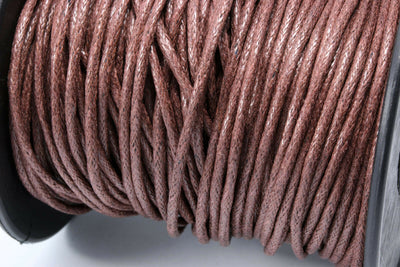 Baumwollkordel gewachst, Ø 2,5 mm, 5 Meter, (0,50€/m)