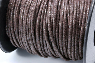 Baumwollkordel gewachst, Ø 1 mm, 5 Meter, (0,30€/m)