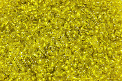 Rocailles mit Silbereinzug, Ø 2 mm, 20/100 g
