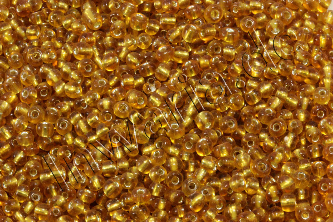 Rocailles mit Silbereinzug, Ø 2 mm, 20/100 g