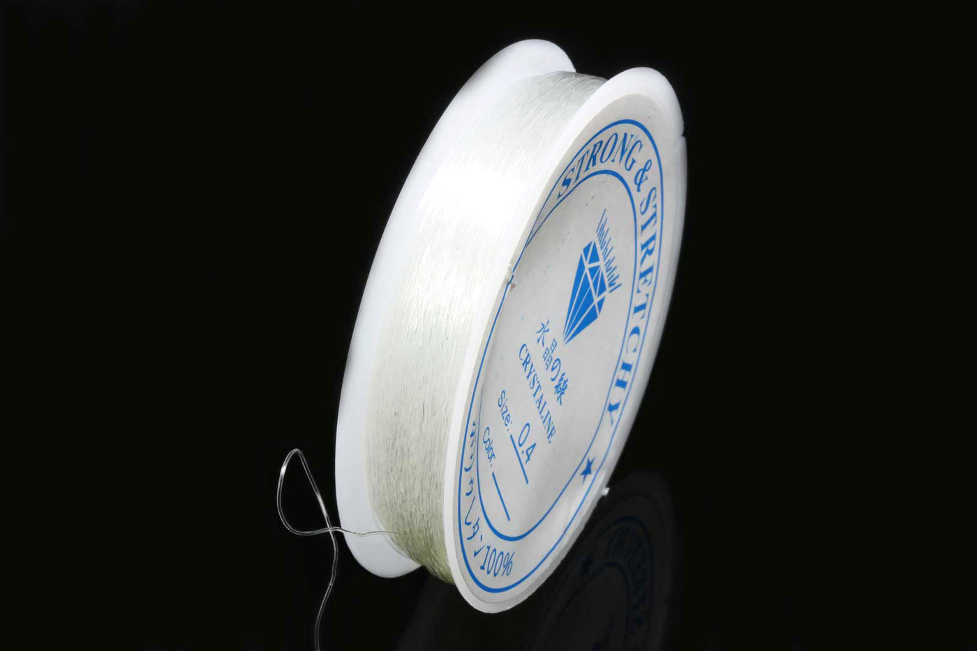 Gummifaden elastisch, 0,4/0,5/0,6/0,7/0,8 mm, transparent