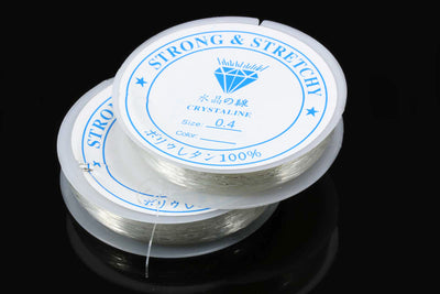 Gummifaden elastisch, 0,4/0,5/0,6/0,7/0,8 mm, transparent
