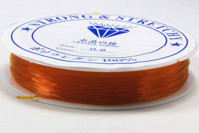 Gummifaden elastisch, Ø 0,6 mm, 14 m, (0,10€/m)