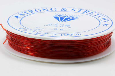 Gummifaden elastisch, Ø 0,6 mm, 14 m, (0,10€/m)
