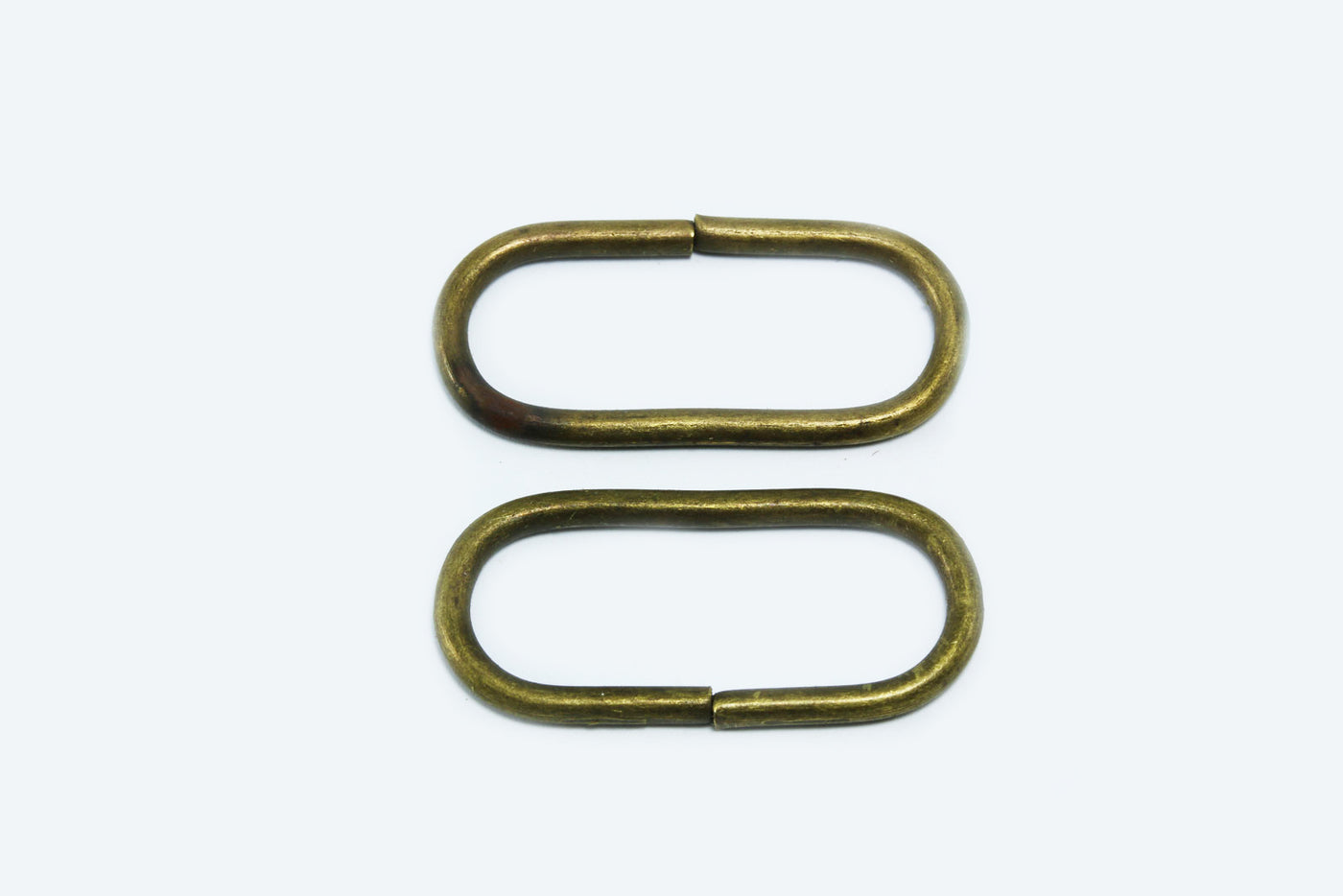 Binderinge, oval, 29 x 13 mm, bronzefarben