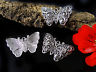 Schmetterling Anhänger 32x30mm 3 Stk. filigran Metallanhänger, A-150