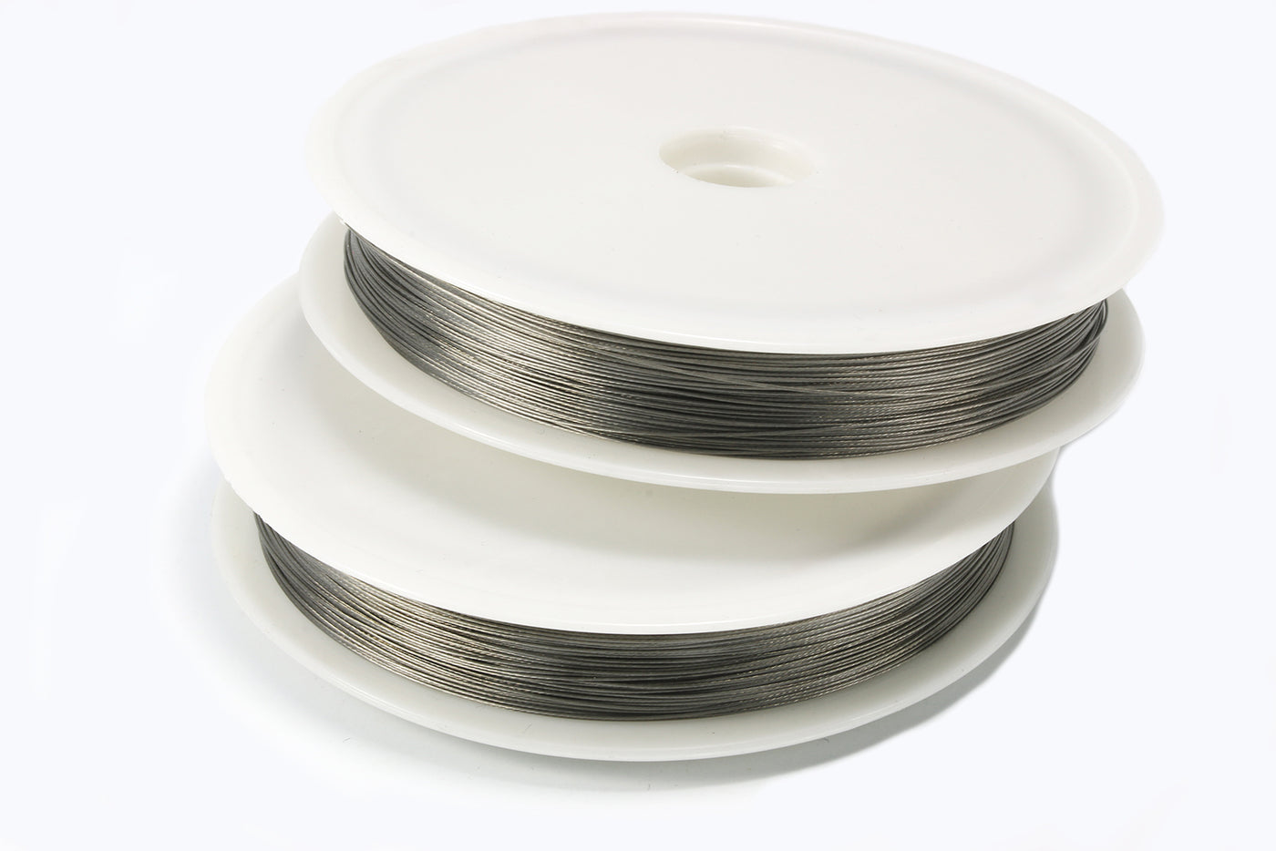 Schmuckdraht, Ø 0,3 mm, 80 m, Edelstahl, Nylon ummantelt