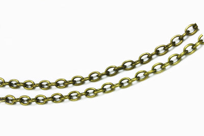 Ankerkette, 2,5 x 3,5 mm, 1 m, Meterware