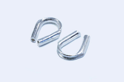 Drahtschutzbügel aus 925 Silber, 6 x 5 mm