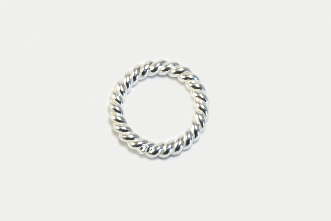 Ring Verbinder aus 925 Silber, Ø 6 mm, geschlossen