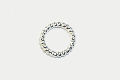 Ring Verbinder aus 925 Silber, Ø 6 mm, geschlossen