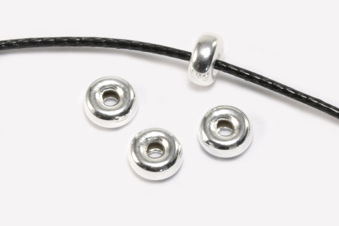 Hohlringe aus 925 SILBER, Ø 3,5 mm