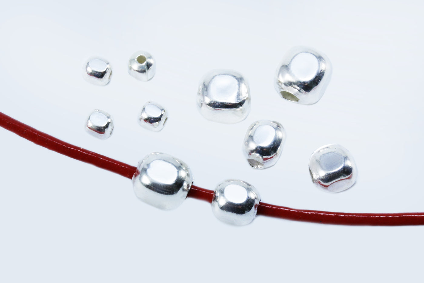 Würfel aus 925 Silber, 2,5 mm