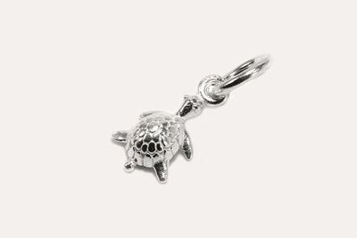 Anhänger aus 925 SILBER, Mini, Schildkröte