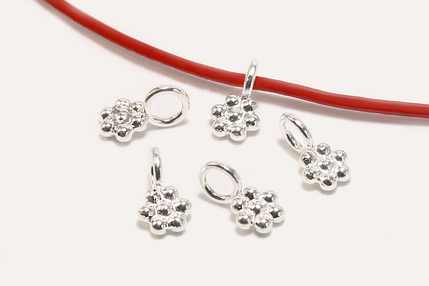 Anhänger aus 925 SILBER, Mini, Blume