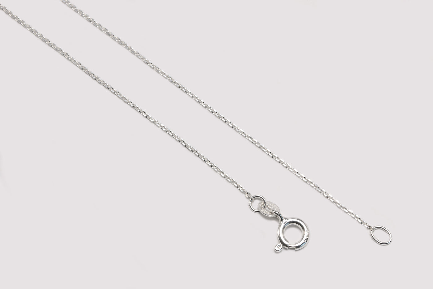 Ankerkette aus 925 Silber, mit Federringverschluss
