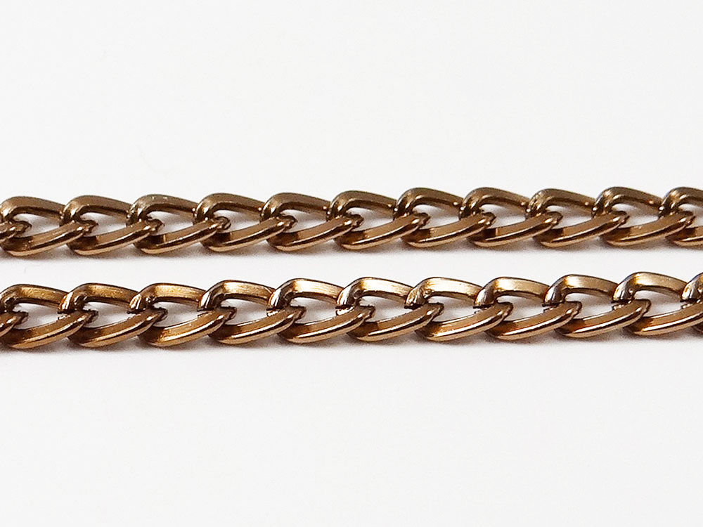 Metallkette Aluminium 5x7mm 1m Panzerkette Alukette Meterware Gliederkette, 1805