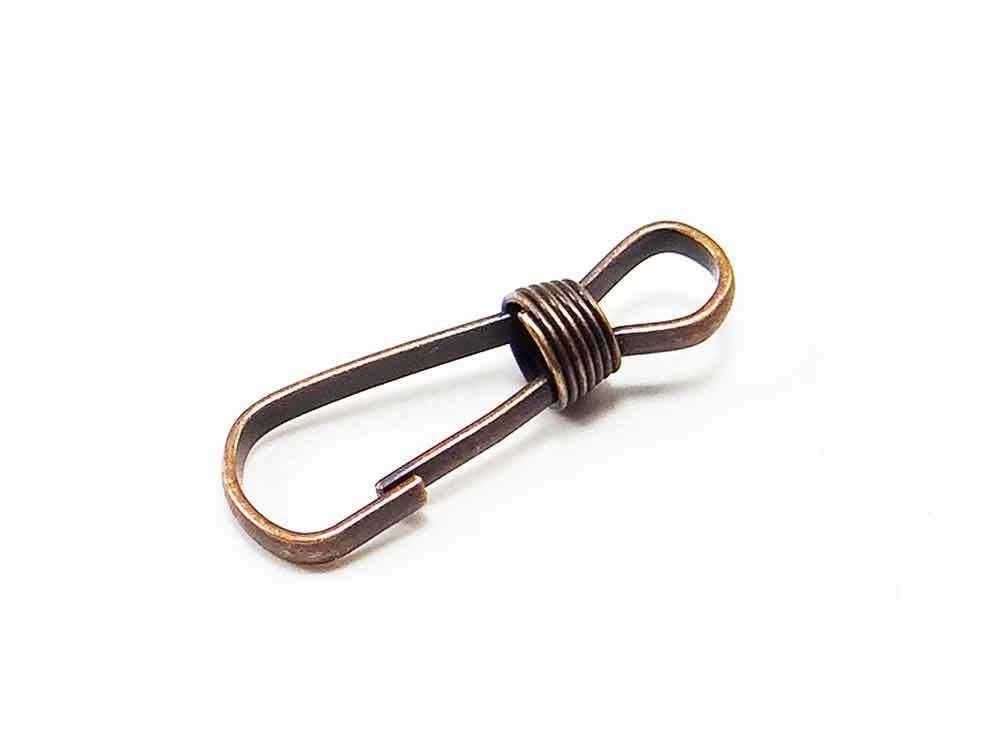Verschluss für Ketten, 25 x 9 mm, 10 Stück