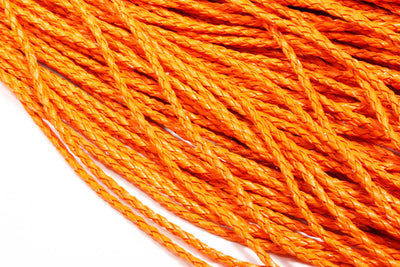 Kunstlederband geflochten, Ø 3 mm, 1 m