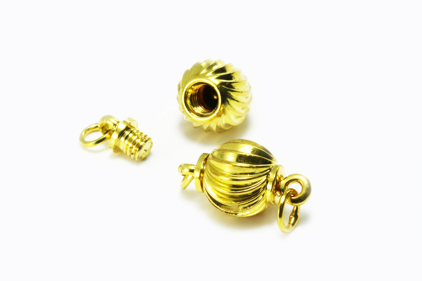 Schraubverschluss, 14 x 7,5 mm, goldfarben