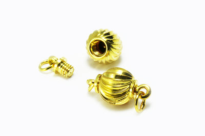Schraubverschluss, 14 x 7,5 mm, goldfarben