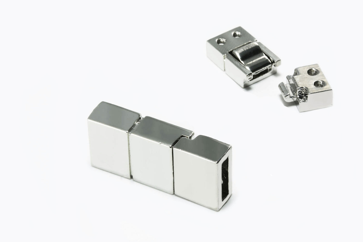 Flacher Klappverschluss, für 8 mm Bänder