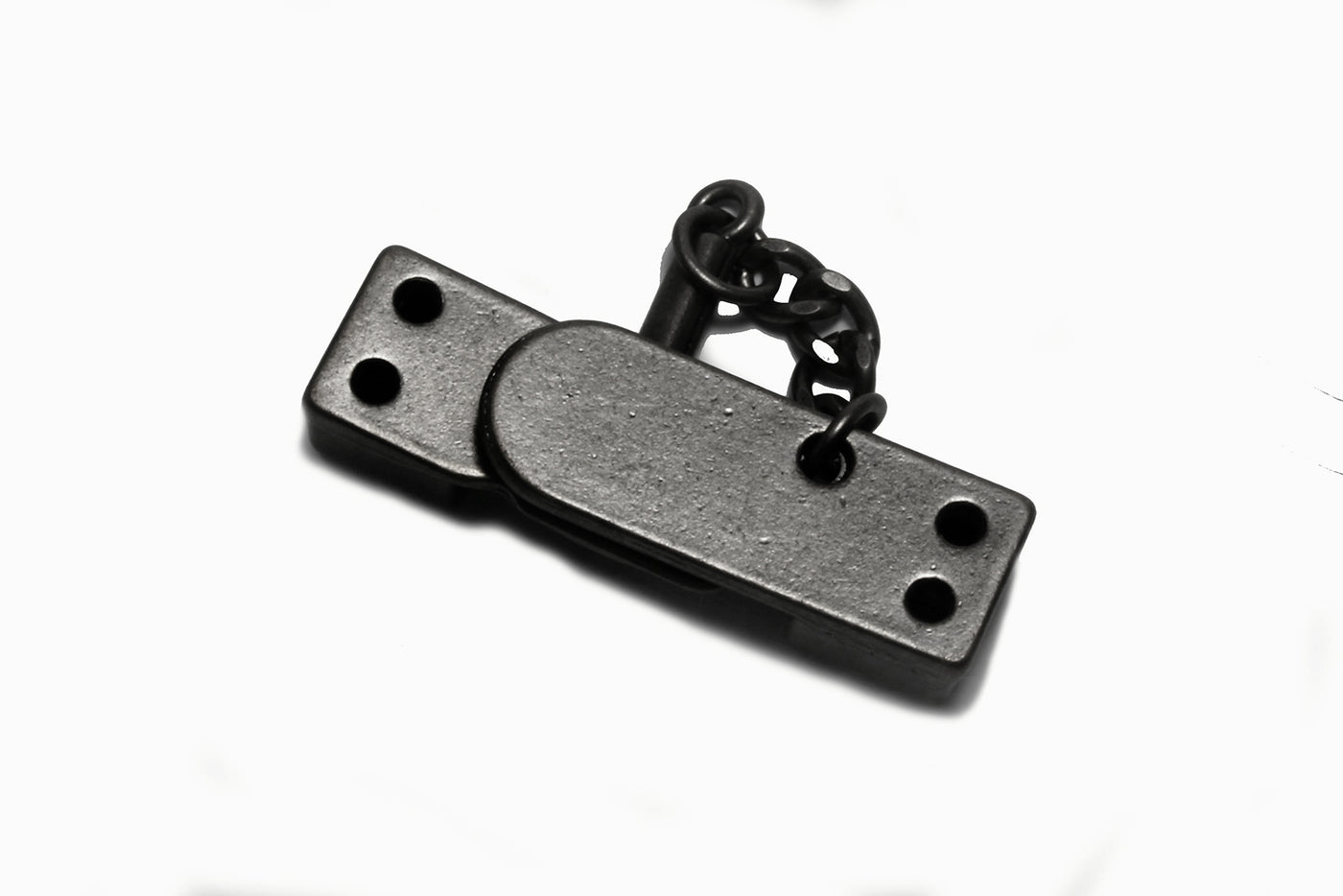 Steckverschluss, 45 x 13 mm, anthrazit